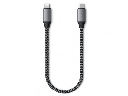 Kabel Satechi USB-C/Lightning 25cm - šedý