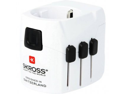 Cestovní adaptér SKROSS univerzální, 2x USB