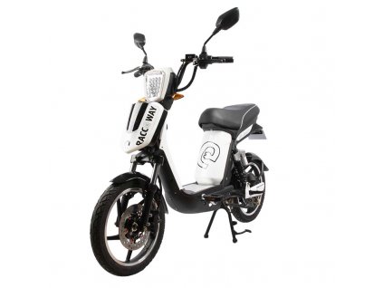 Elektrický motocykl RACCEWAY E-BABETA, bílý-lesk