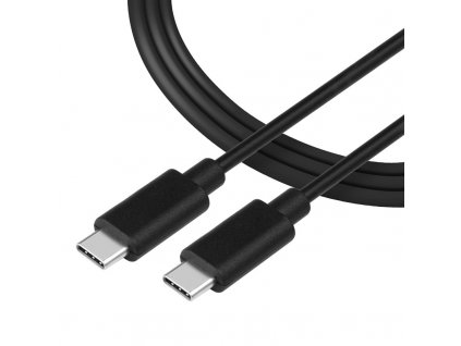 Kabel Tactical Smooth Thread USB-C/USB-C, 0,3 m - černý