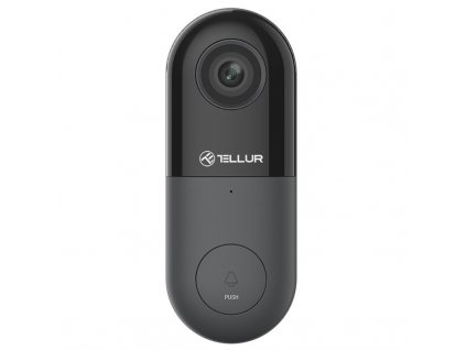 Zvonek Tellur Video DoorBell WiFi, 1080P, PIR - černý