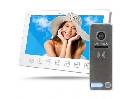 Dveřní videotelefon VERIA set videotelefonu VERIA 7070B + VERIA 230 - bílý