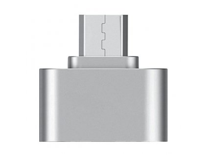Redukce WG USB 2.0/Micro USB - stříbrná