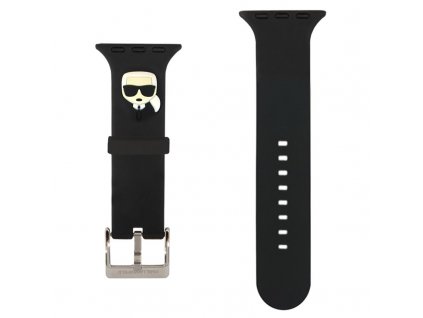 Řemínek Karl Lagerfeld Karl Head na Apple Watch 38/40/41mm - černý