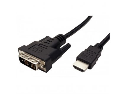 Kabel WG HDMI 1.4/DVI-D Single Link, 2m - černý