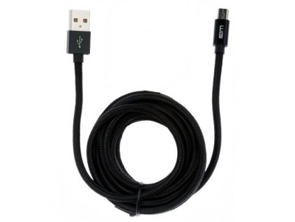 Kabel WG USB/Mini USB, 3m - černý