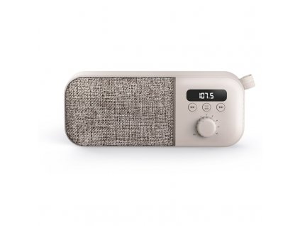 Radiopřijímač Energy Sistem Fabric Box Radio, krémový