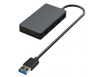 USB Hub WG USB-C/4x USB 3.0 - černý
