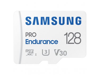 Paměťová karta Samsung Micro SDXC Pro Endurance 128GB UHS-I U1 (100R/40W) + SD adaptér