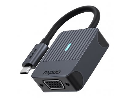 Redukce Rapoo USB-C/VGA - černá