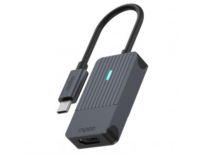 Redukce Rapoo USB-C/HDMI - černá
