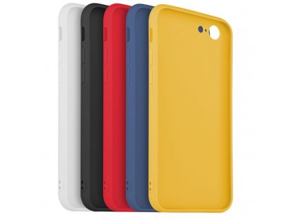 Set krytů na mobil FIXED Story na Apple iPhone 7/8/SE (2020/2022) - černý/bílý/červený/modrý/žlutý