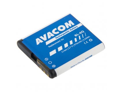 Baterie Avacom do mobilu Nokia 6700 Classic Li-Ion 3,7V 970mAh (náhrada BL-6Q)