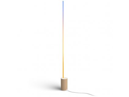 Stojací lampa Philips Hue Gradient Signe - dub