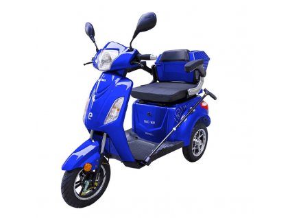 Elektrický tříkolový vozík RACCEWAY VIA modrý