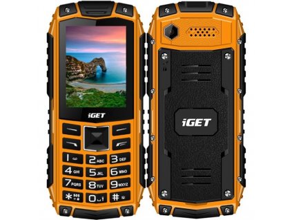 Mobilní telefon iGET Defender D10 Dual SIM - oranžový