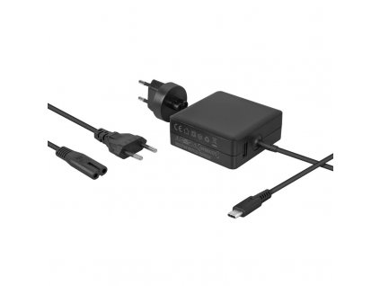 Napájecí adaptér Avacom USB-C PD 65W + USB A