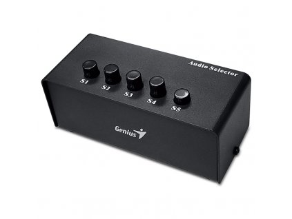 Přepínač Genius Stereo Switching Box - černý