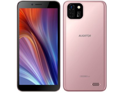 Mobilní telefon Aligator S5550 Duo - růžový