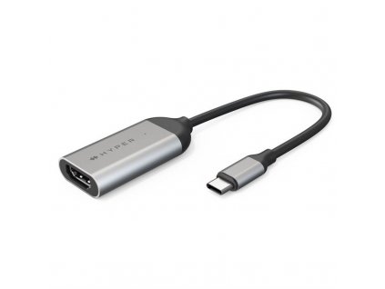 Redukce HyperDrive USB-C na 8K 60Hz / 4K 144Hz HDMI - stříbrná