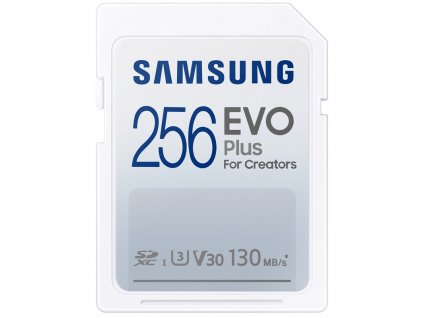 Paměťová karta Samsung EVO Plus SDXC (130R) 256 GB