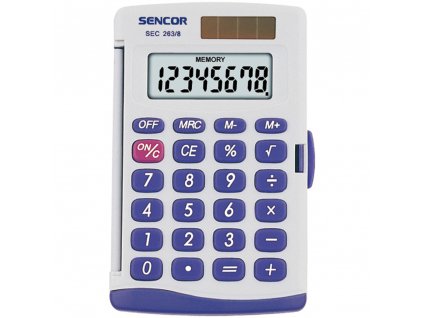 SEC 263/ 8 DUAL SENCOR kalkulačka