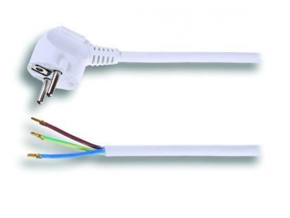 Kabel Solight Flexo šňůra, 2m, 3 x 1mm2 - bílá