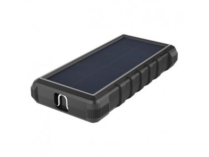 Powerbank Viking W24W 24000 mAh, solární outdoorová - černá