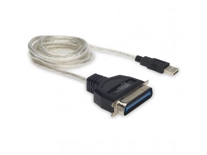 Kabel Digitus USB / LPT (Tiskárna), 1,8m - bílý