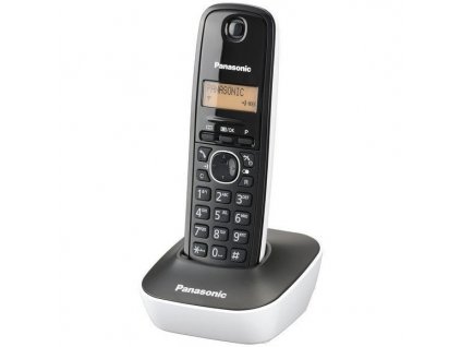 Domácí telefon Panasonic KX-TG1611FXW - šedý/bílý