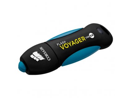 Flash USB Corsair Voyager 64GB USB 3.0 - černý/modrý