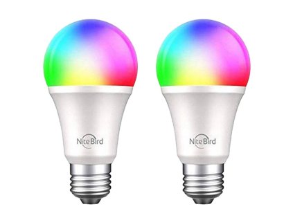 Chytrá žárovka Nite Bird RGB, E27, 8W, Tuya, 2-pack