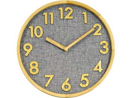 Nástěnné hodiny TechnoLine WT 7235, šedá/dřevo