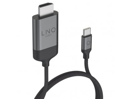 Kabel Linq byELEMENTS USB-C/HDMI 4K, 2m - černý