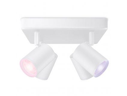 Bodové svítidlo WiZ IMAGEO Spots 4x5W SQ, RGB - bílé