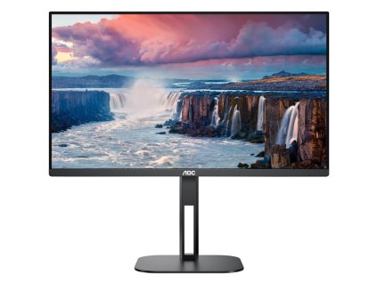 Monitor AOC Q27V5C 27",LED podsvícení, IPS panel, 1ms, 1000: 1, 300cd/m2, 2560 x 1440 WQHD, - černý