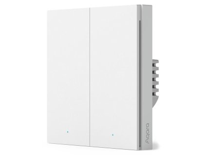 Vypínač Aqara Smart Wall Switch H1 EU (No Neutral, Double Rocker) - bílý