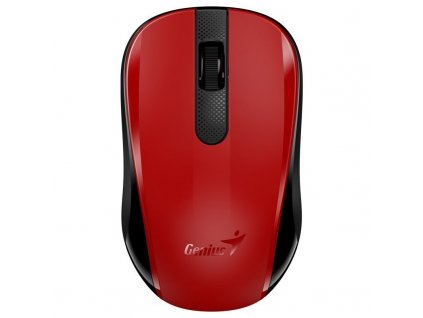 Myš Genius NX-8008S optická/3 tlačítek/1200DPI - černá/červená
