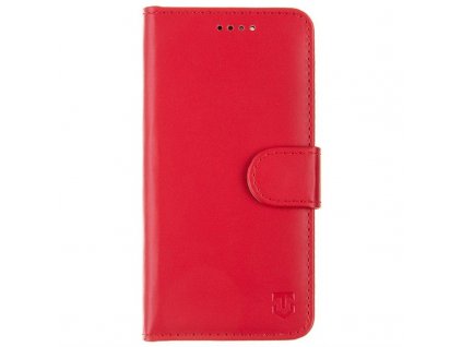Pouzdro na mobil flipové Tactical Field Notes na Motorola Moto E13 - červené