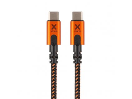 Kabel Xtorm Xtreme USB-C PD, 1,5m - černý/oranžový
