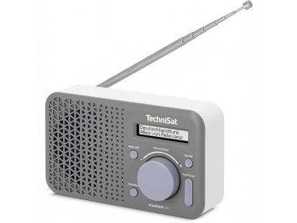 Radiopřijímač DAB+ TechniSat TECHNIRADIO 200, šedo-bílý