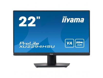 Monitor IIYAMA ProLite XU2294HSU-B2 21.5",LED podsvícení, VA panel, 1ms, 3000: 1, 250cd/m2, 1920 x 1080 Full HD, - černý