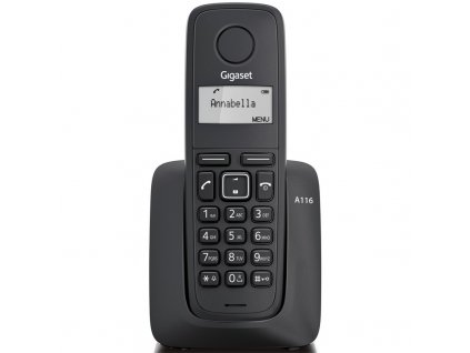 Domácí telefon Gigaset A116 - černý