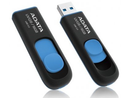 Flash USB ADATA UV128 16GB USB 3.0 - černý/modrý