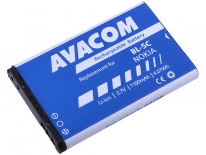 Baterie Avacom pro Nokia 6230, N70, Li-Ion 1100mAh (náhrada BL-5C)