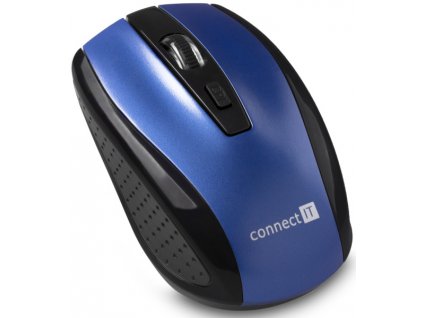 Myš Connect IT CI-1225 / optická / 4 tlačítka / 1600dpi - modrá