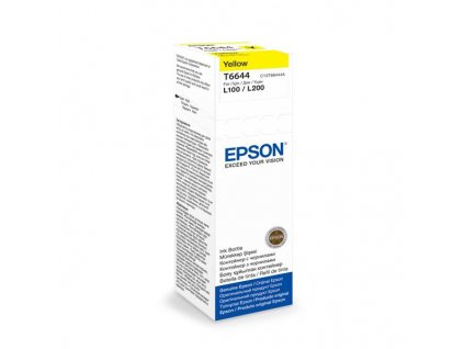 Inkoustová náplň Epson T6644, 70ml originální - žlutý