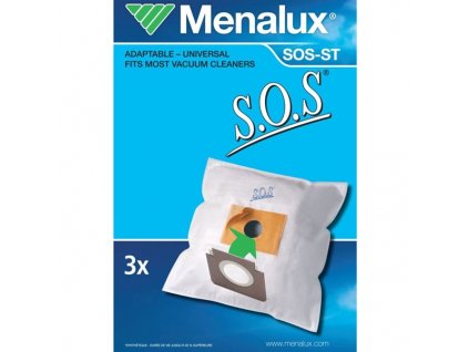 Sáčky do vysavače Menalux SOS-ST, pro všechny druhy podlahových vysavačů