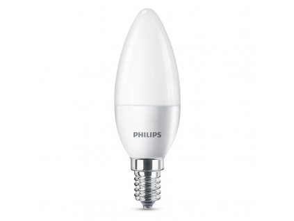 Žárovka LED Philips svíčka, 4W, E14, teplá bílá