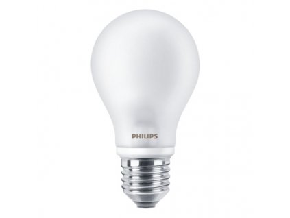 Žárovka LED Philips klasik, E27, 7W, teplá bílá